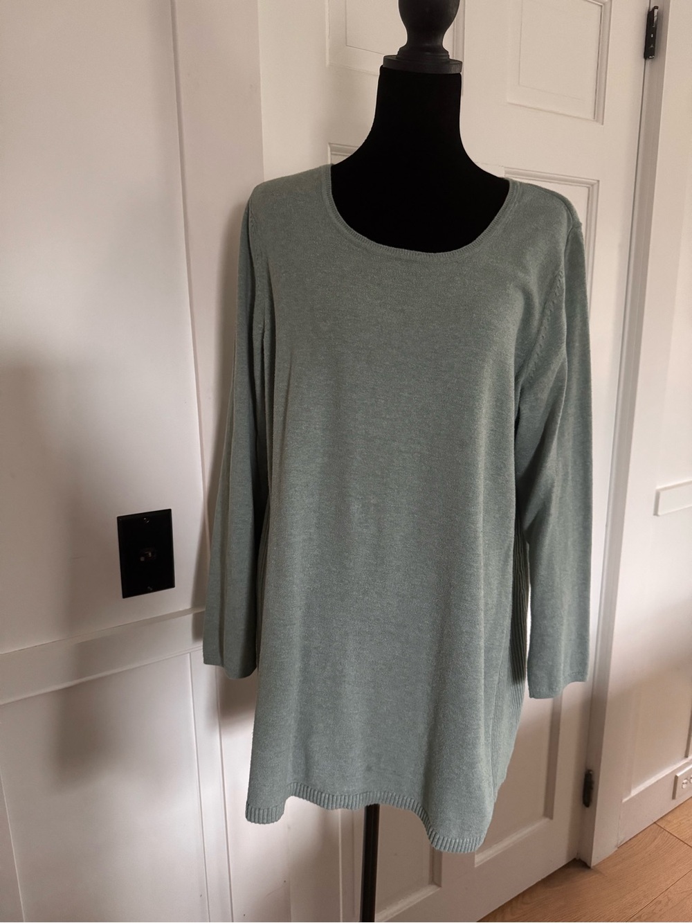 J. Jill Light Sage Green Long Sleeve Sweater